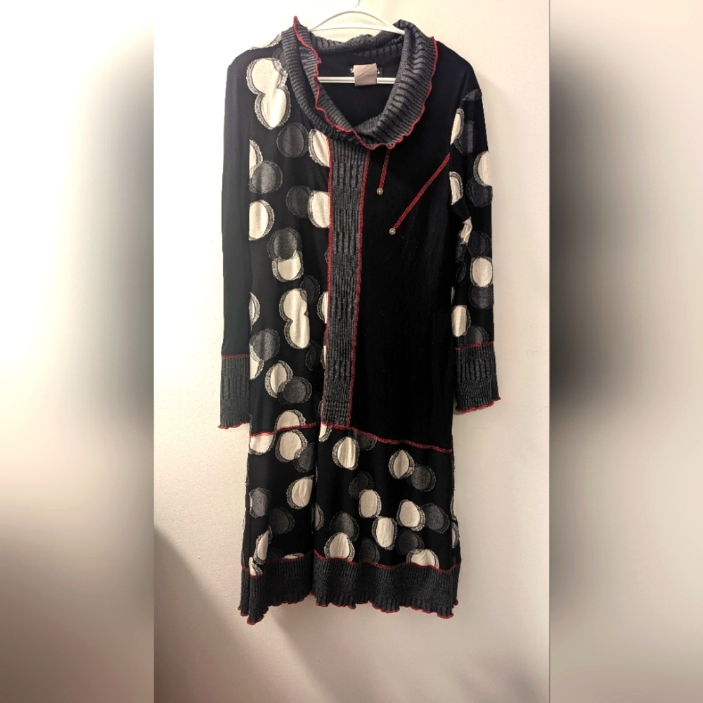 Simon Shang dress long sleeves size 14